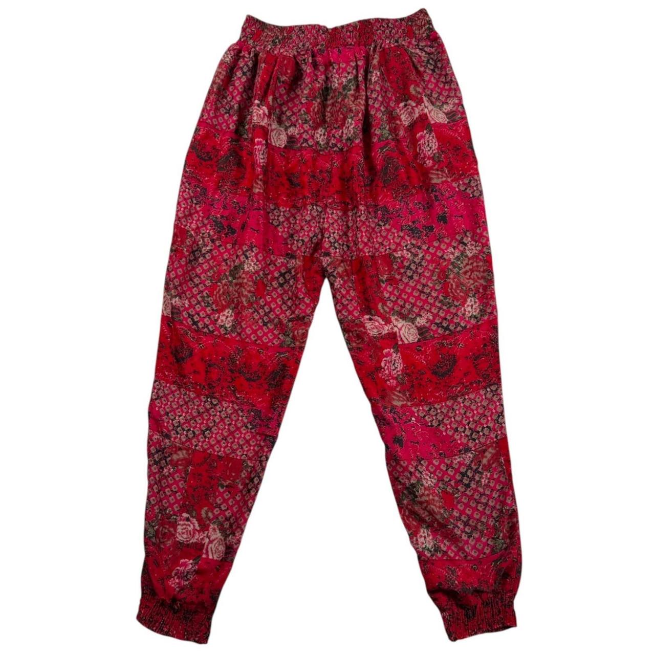 Women's Pants - Multi - S – Boho Patchwork Lightw… - image 3