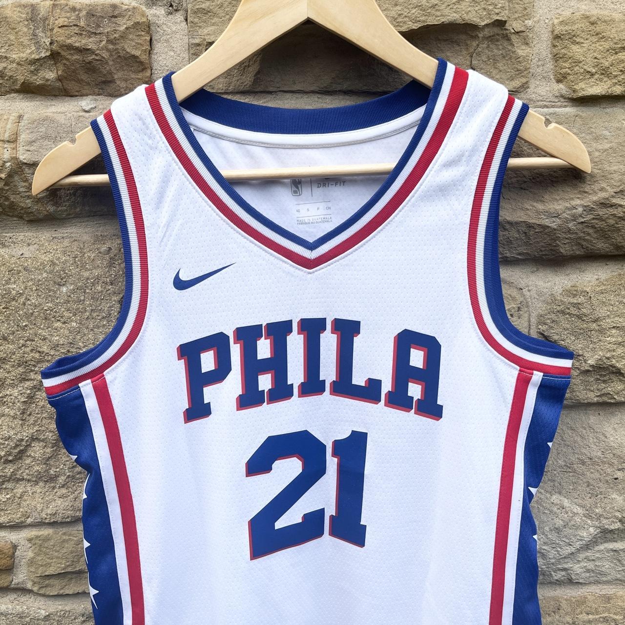 Philadelphia 76ers Joel Embiid basketball jersey. - Depop