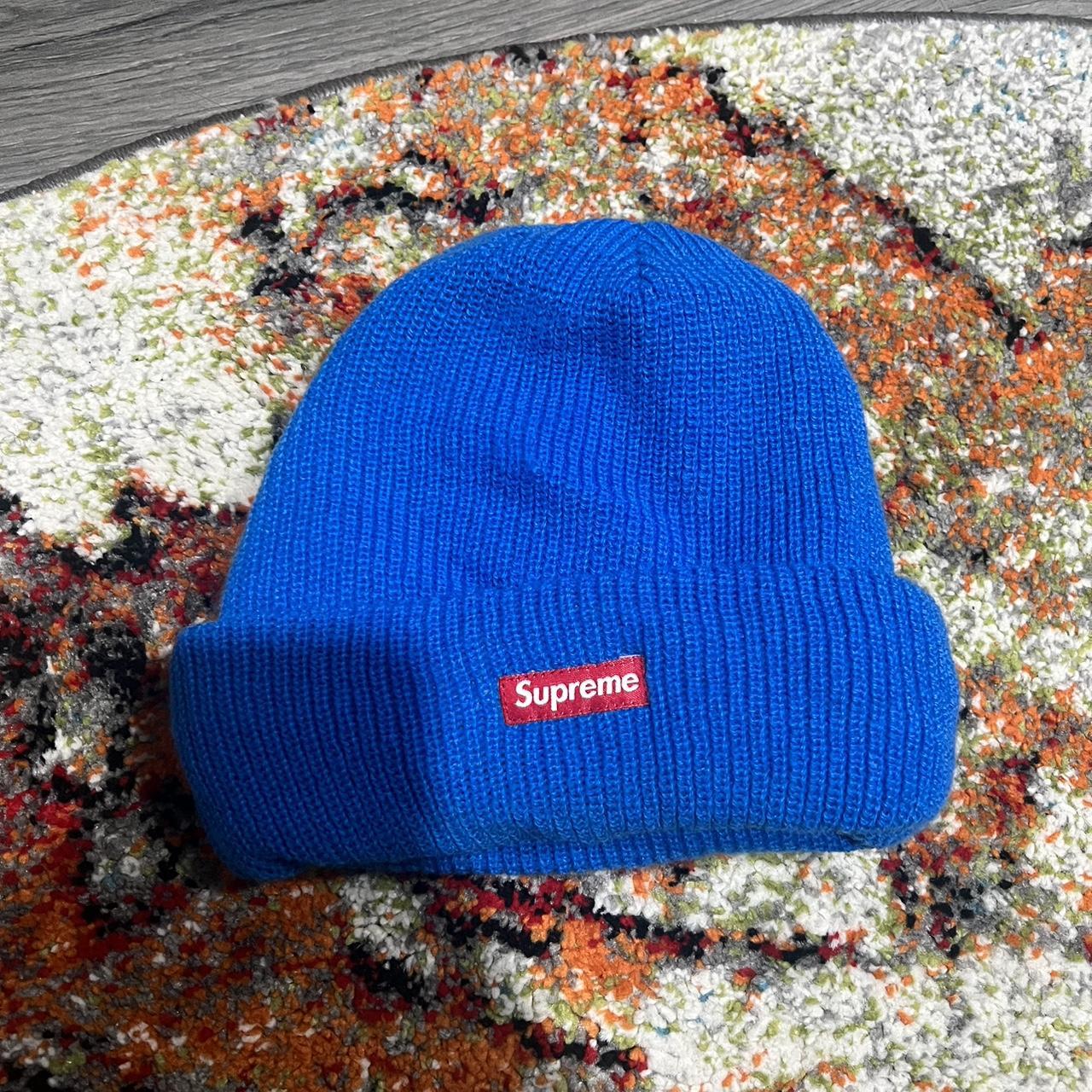 Supreme 2024 blue beanie