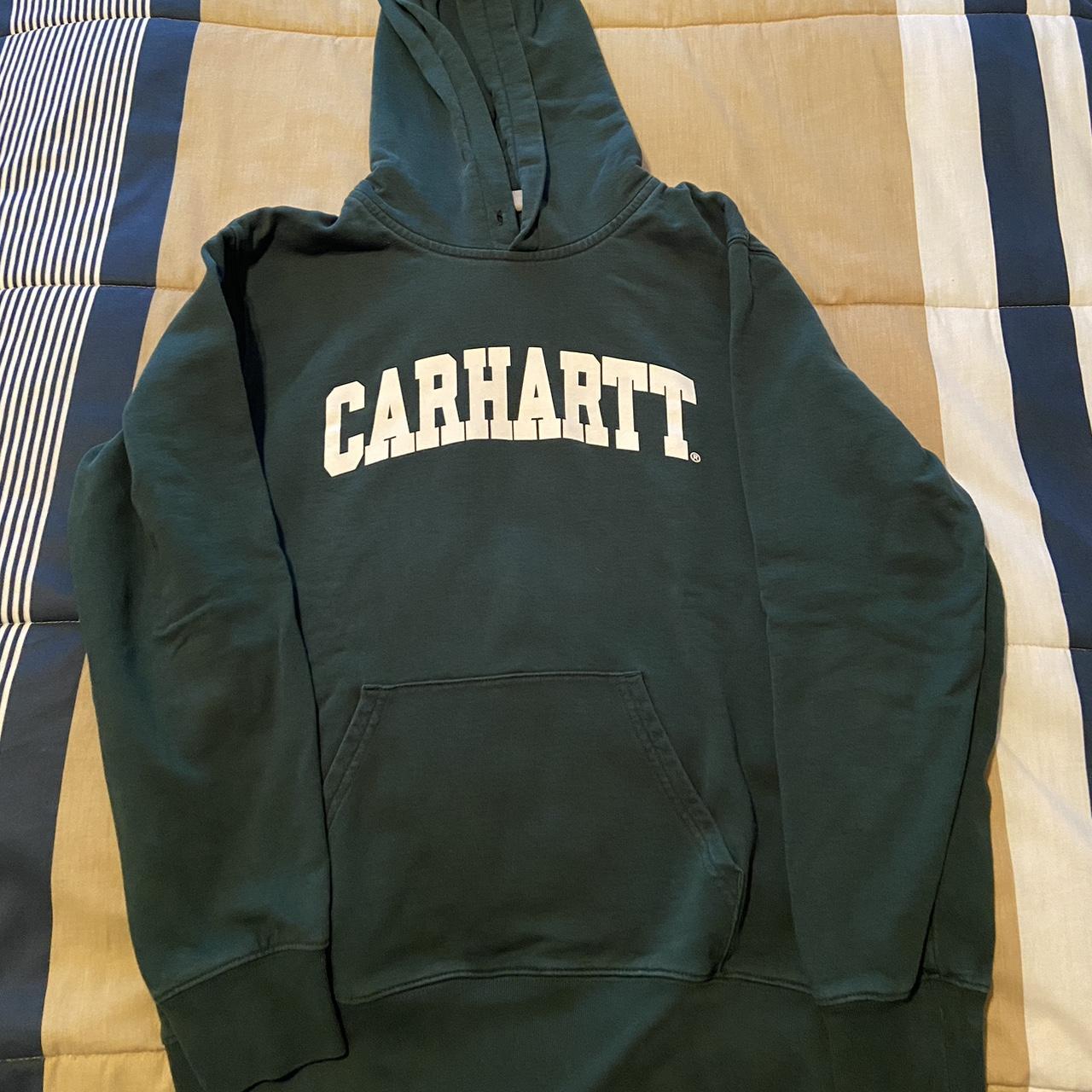 Carhartt WIP Hoodie - College Style - MSRP $110... - Depop