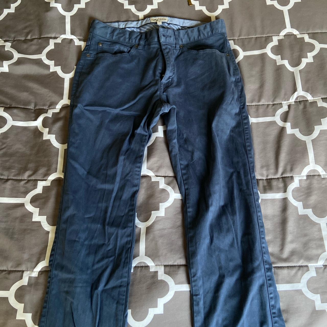 Peter Millar Wayfare Five-Pocket Pant Men's Blue - Depop