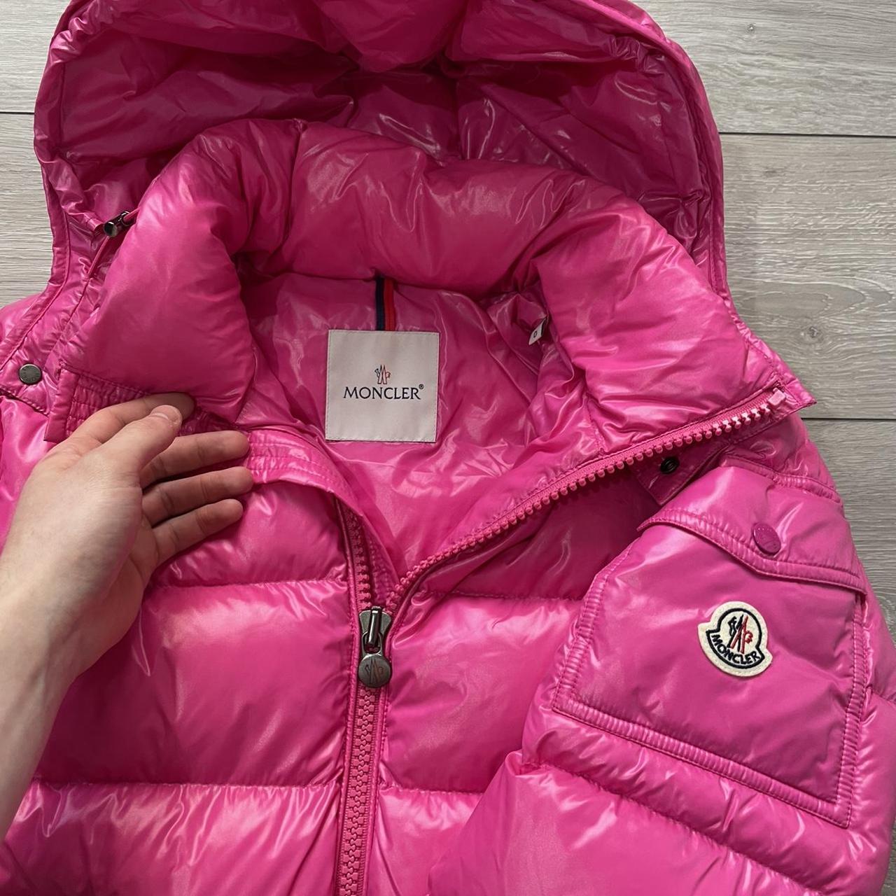 Moncler Men's Pink Jacket Depop