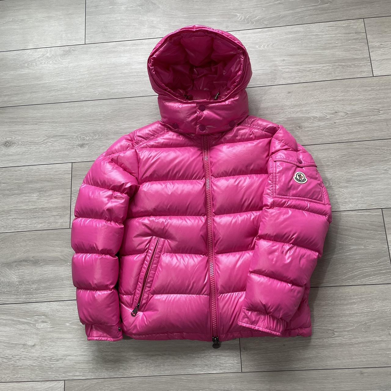 Moncler Men's Pink Jacket Depop
