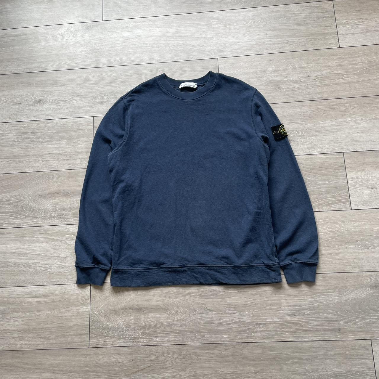 Stone island sweatshirt hot sale marine blue