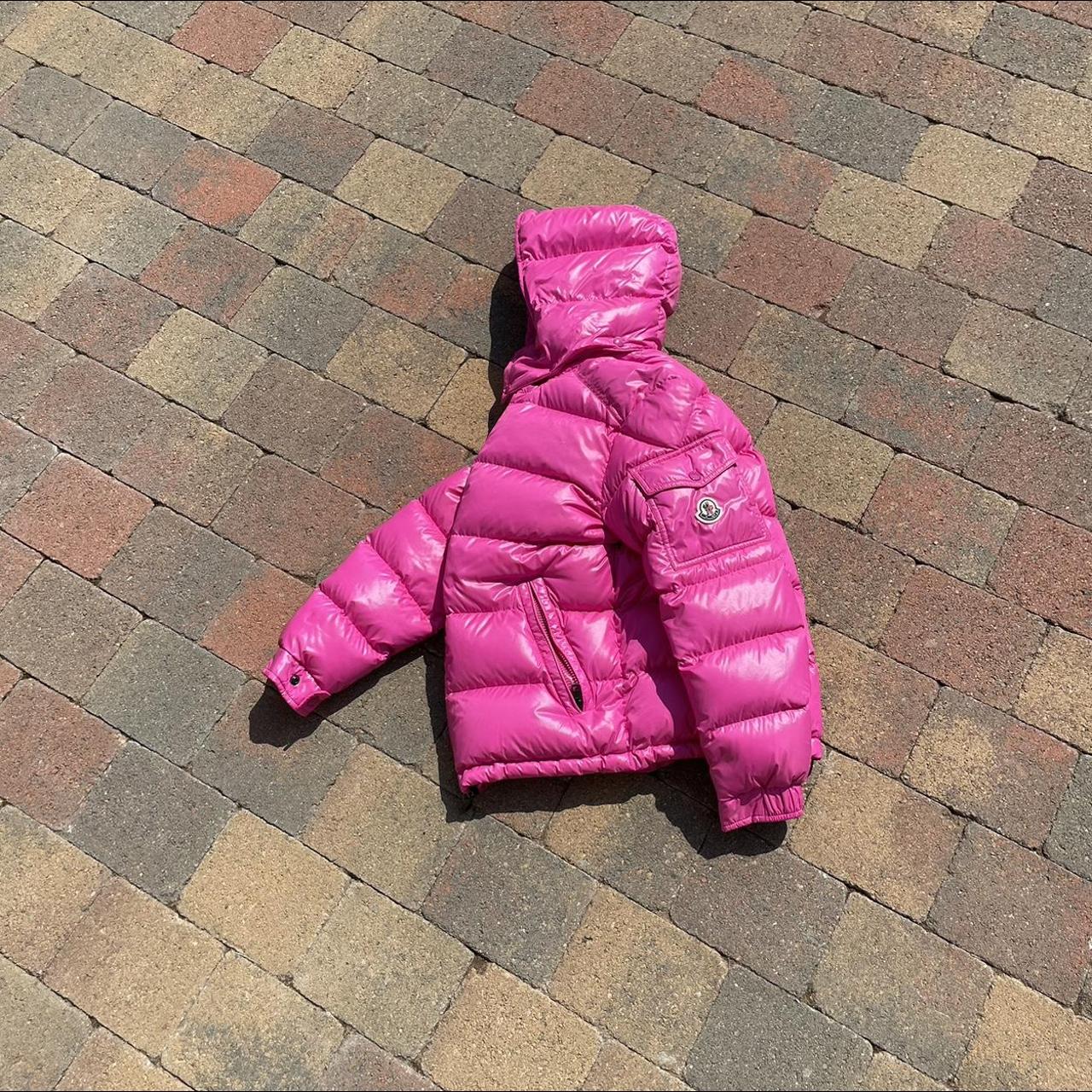 Moncler Men's Pink Jacket Depop