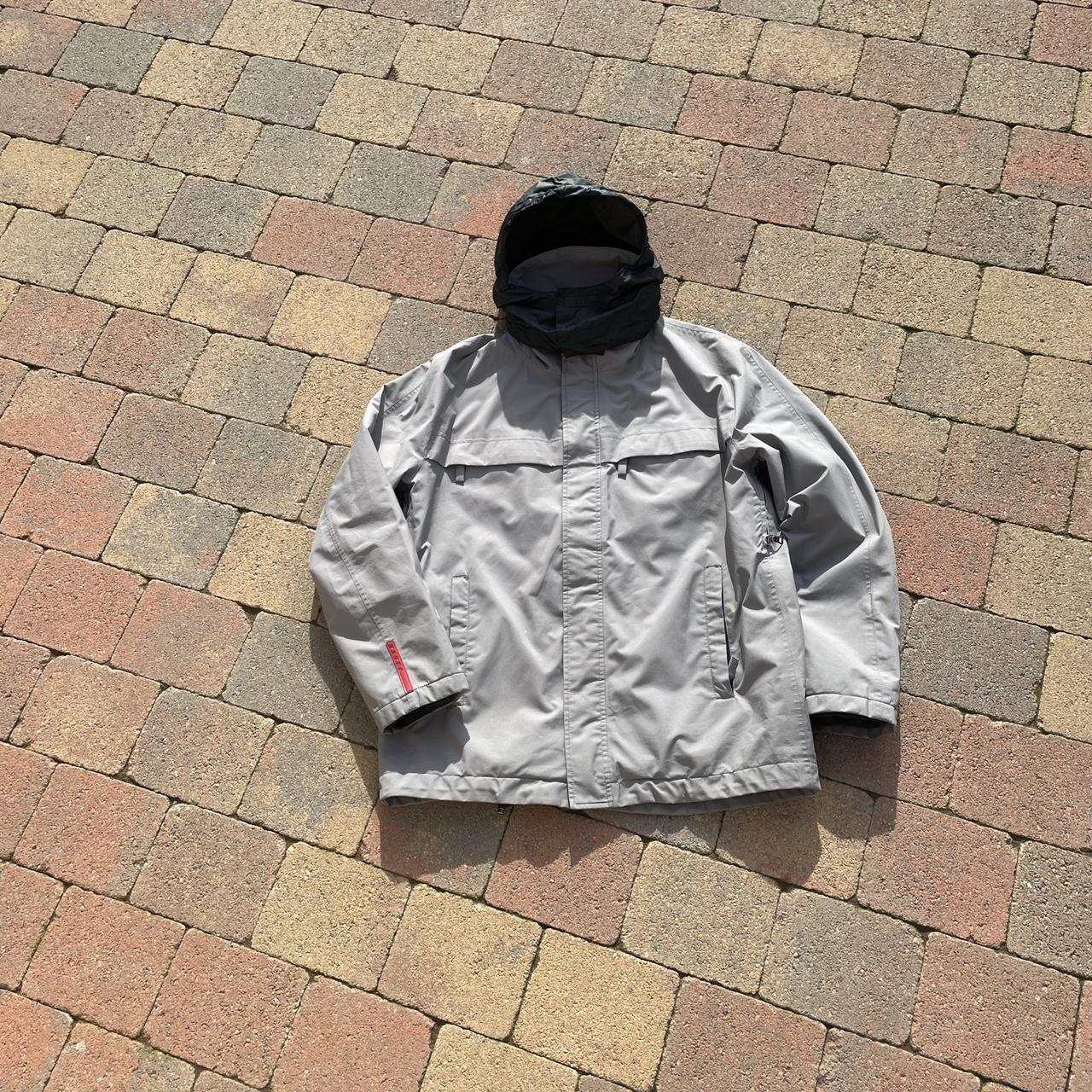 Prada jacket grey hotsell