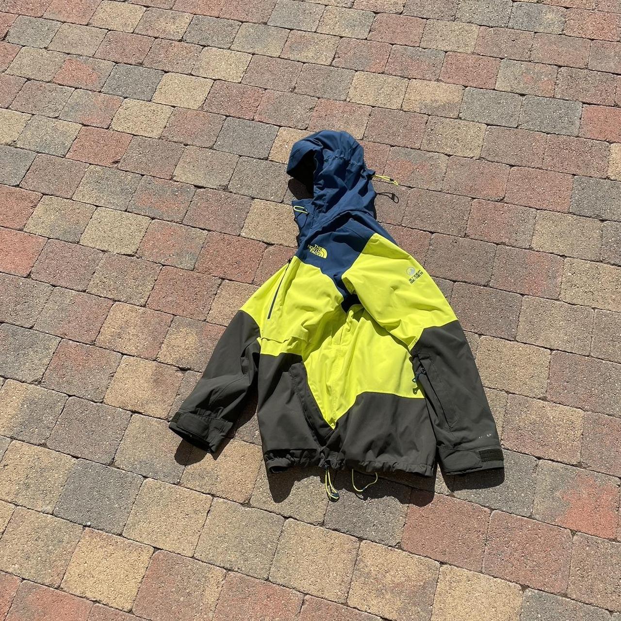Two Tone Yellow & Blue The North Face Steep Series | Depop