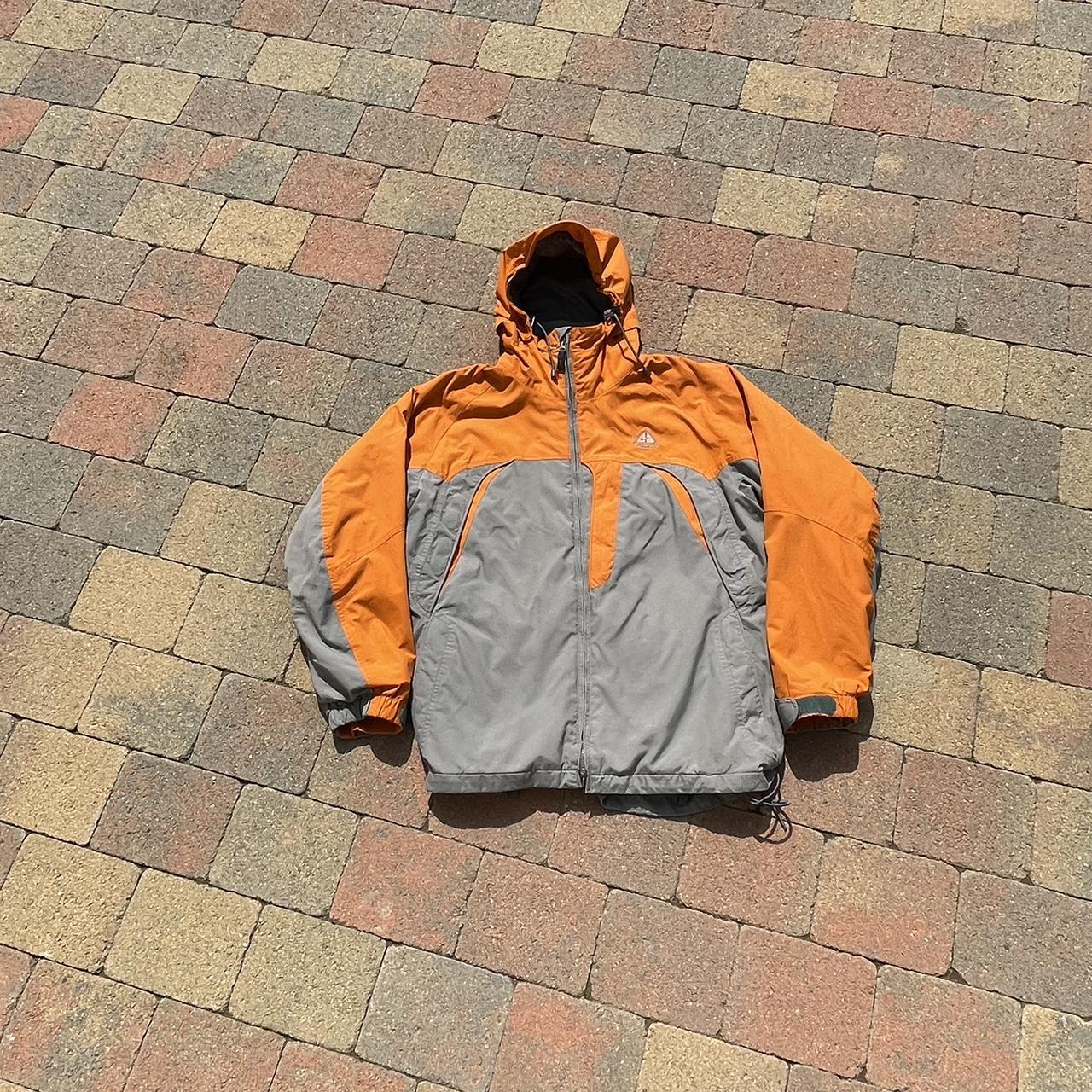 Two Tone Orange Grey Nike ACG 3 In 1 Jacket Has. Depop