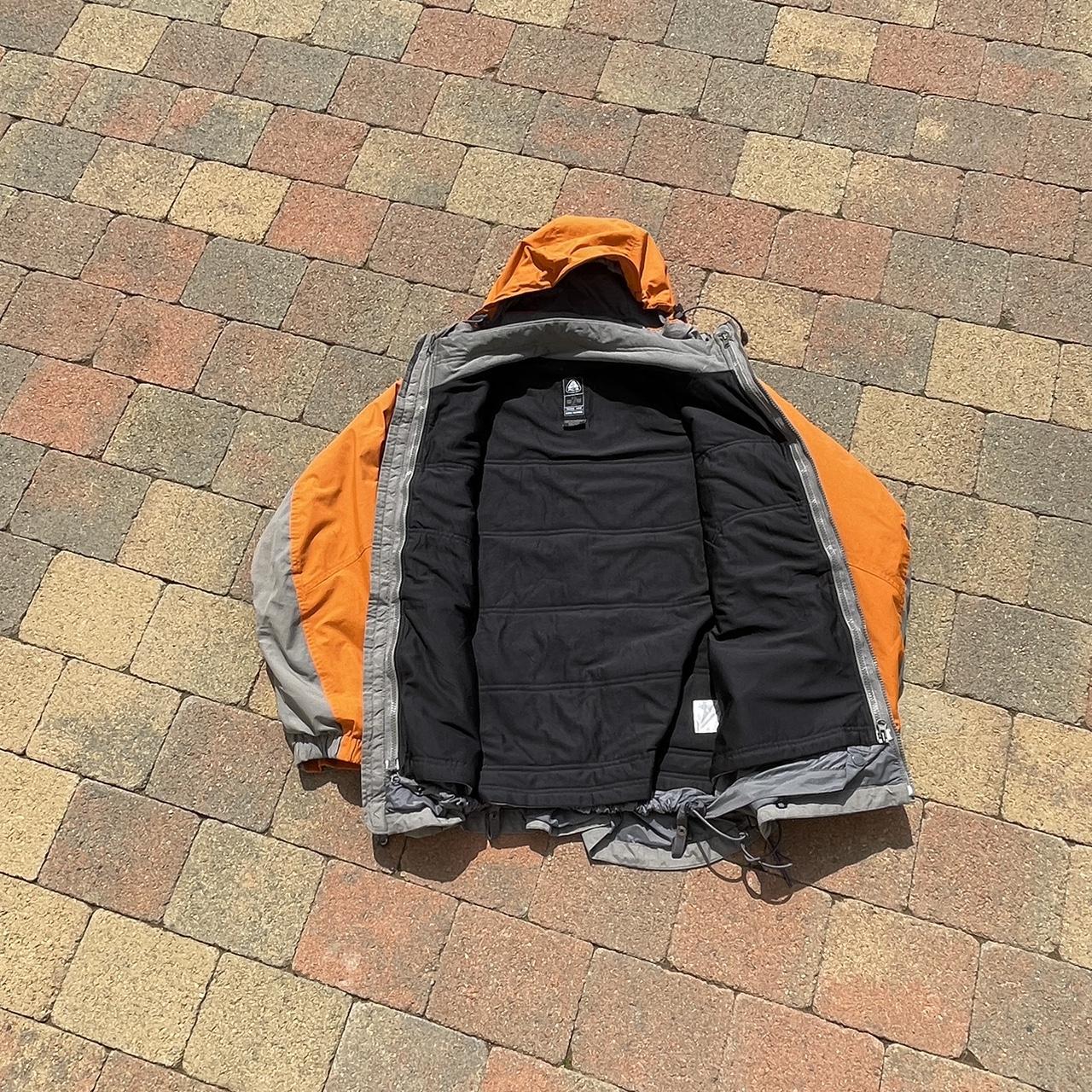 Two Tone Orange & Grey Nike ACG 3 In 1 Jacket Has | Depop