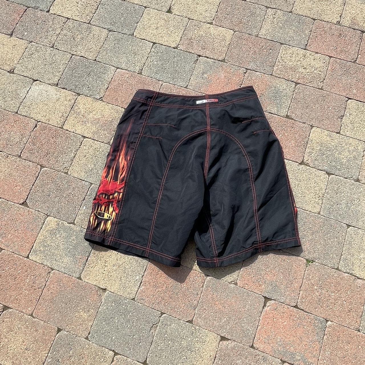 パンツ 90s 00s Oakley SKULL FIRE BOLD SHORTS 32 90s 00s Oakley SKULL FIRE BOLD SHORTS 32