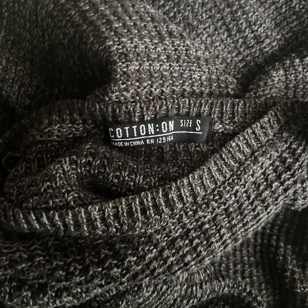 Cotton On sweater Grayish-green color, would fit XS... - Depop