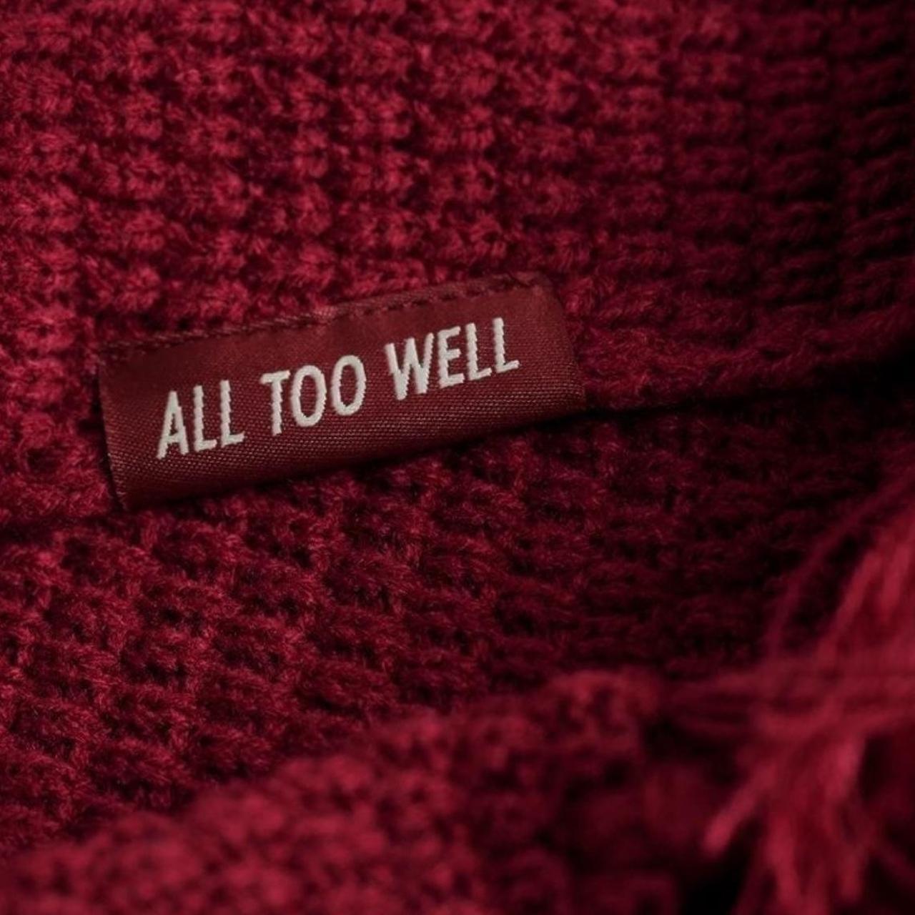 Taylor Swift All Too Well Knit Scarf 2024 brand new Red Taylors Version