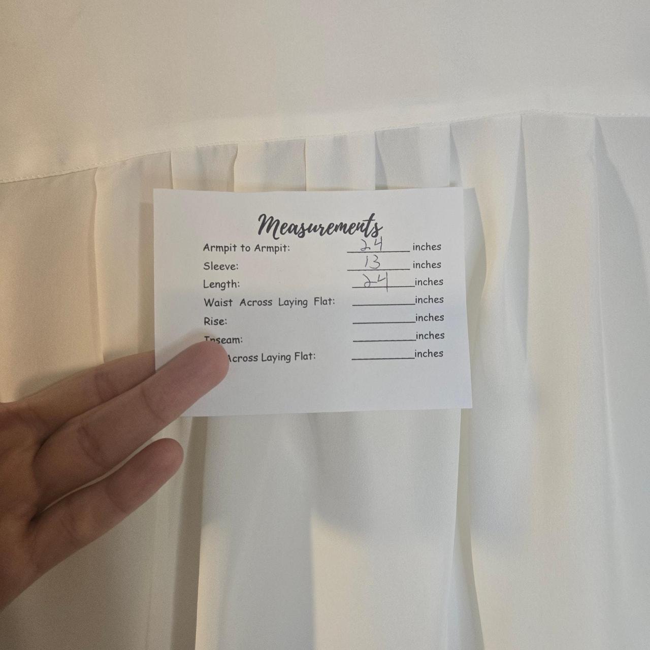 Source Unknown Women's Blouse - White - 14 – Exce… - image 5