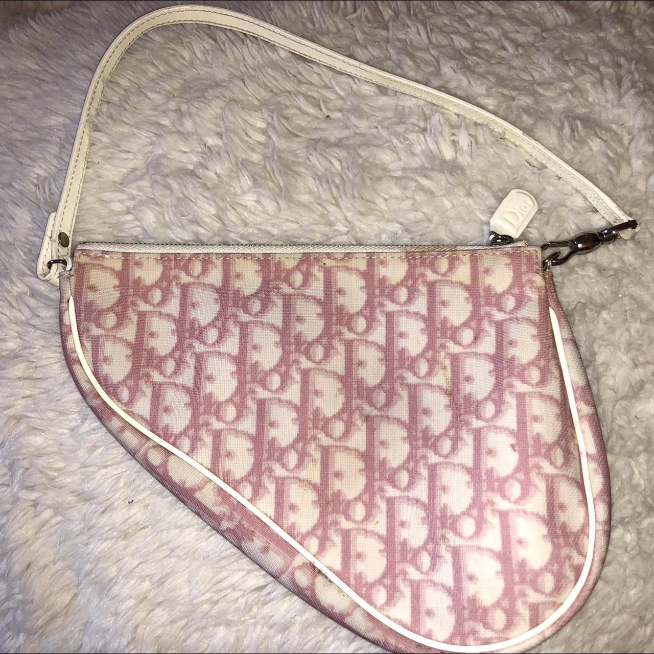 Great condition pink Vintage Dior Trotter Pattern | Depop