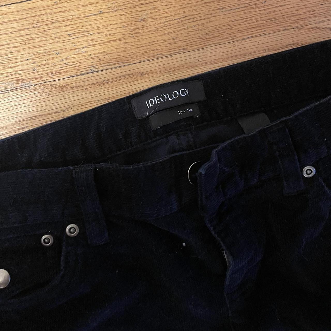 Ideology Women's Black and Navy Trousers (2)