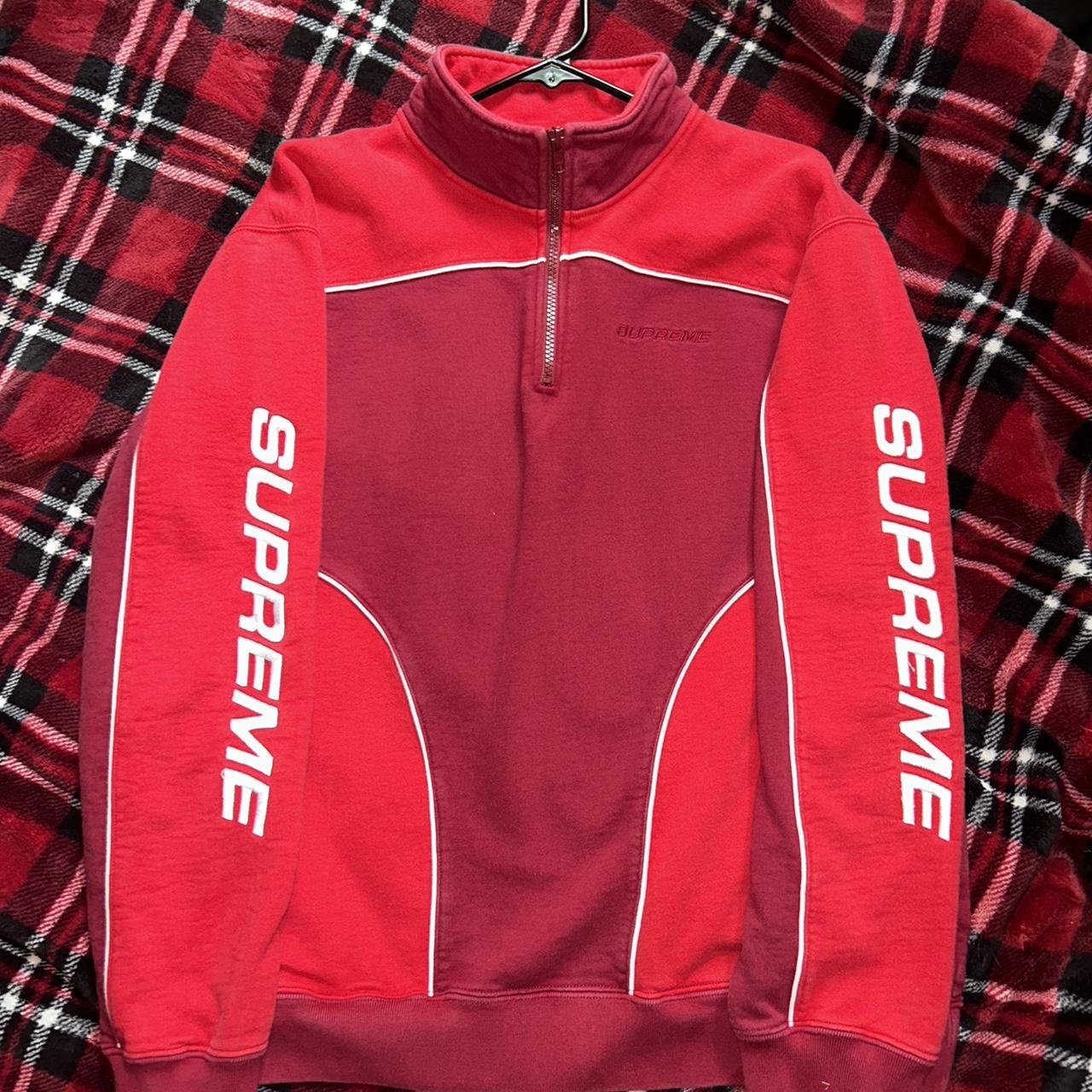 Supreme Speedway Half Zip Sweatshirt SIZE M Great. Depop