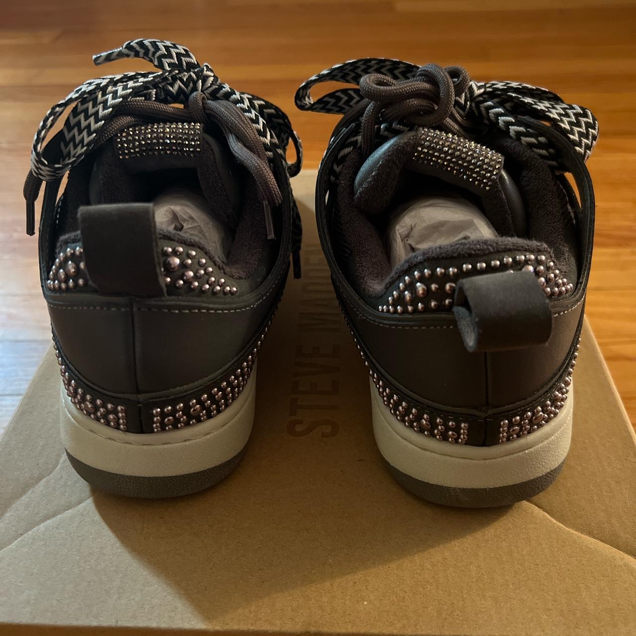 STEVE MADDEN レザー モカシン Steve Madden, Rampage Studded Croc Brady Mules Faux Leather