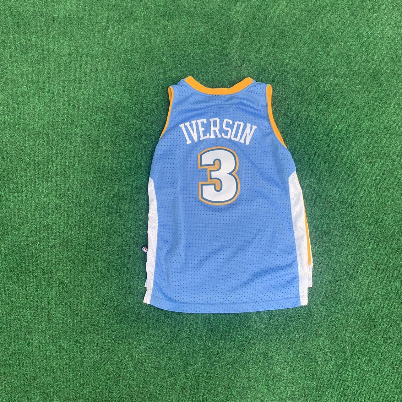 Vintage Nuggets Allen Iverson Jersey NEW WITH - Depop