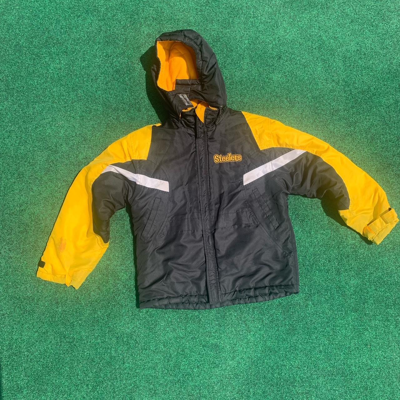 Pittsburgh Steelers Winter Jacket Flaws shown in - Depop