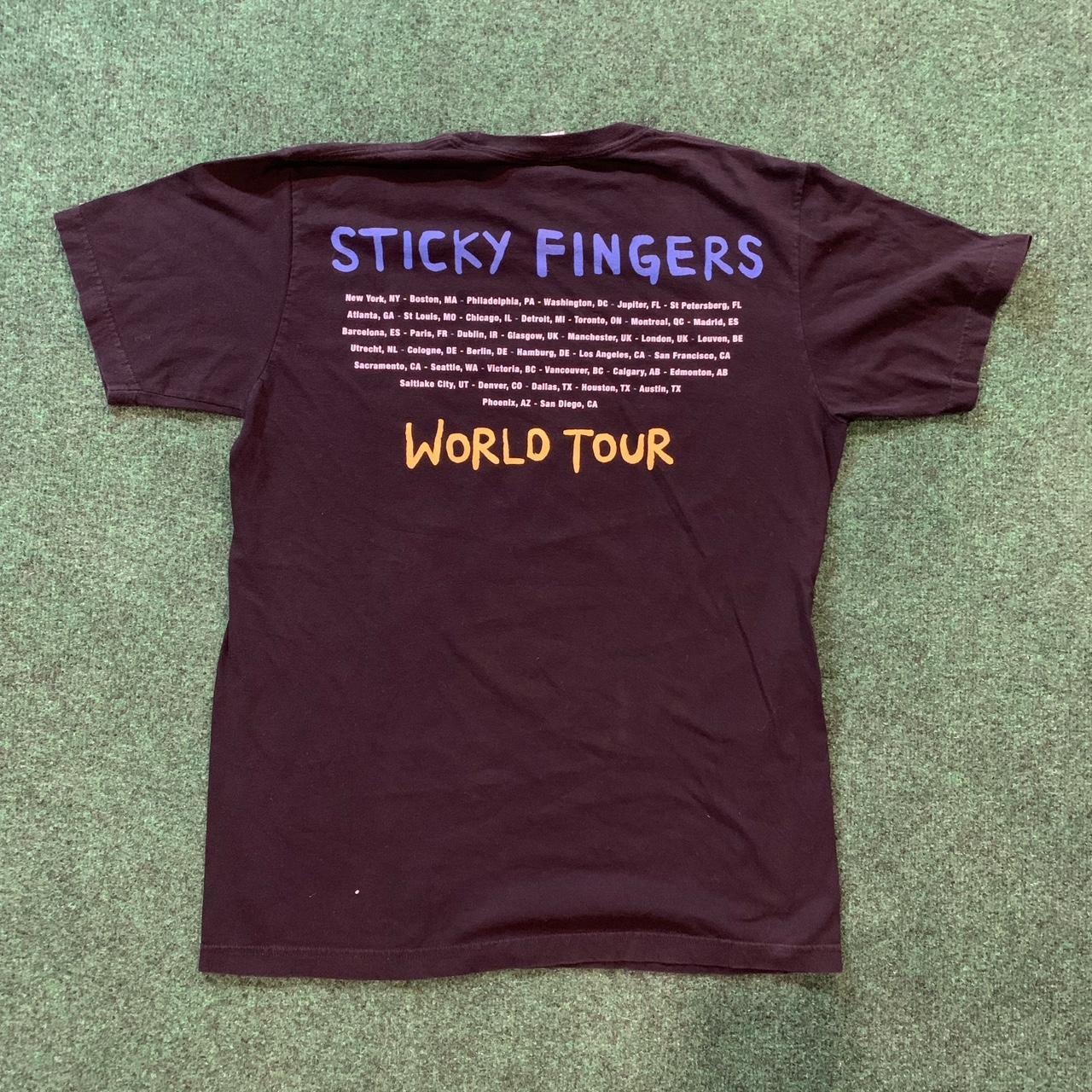 Black Sticky Fingers Band World Tour... Depop