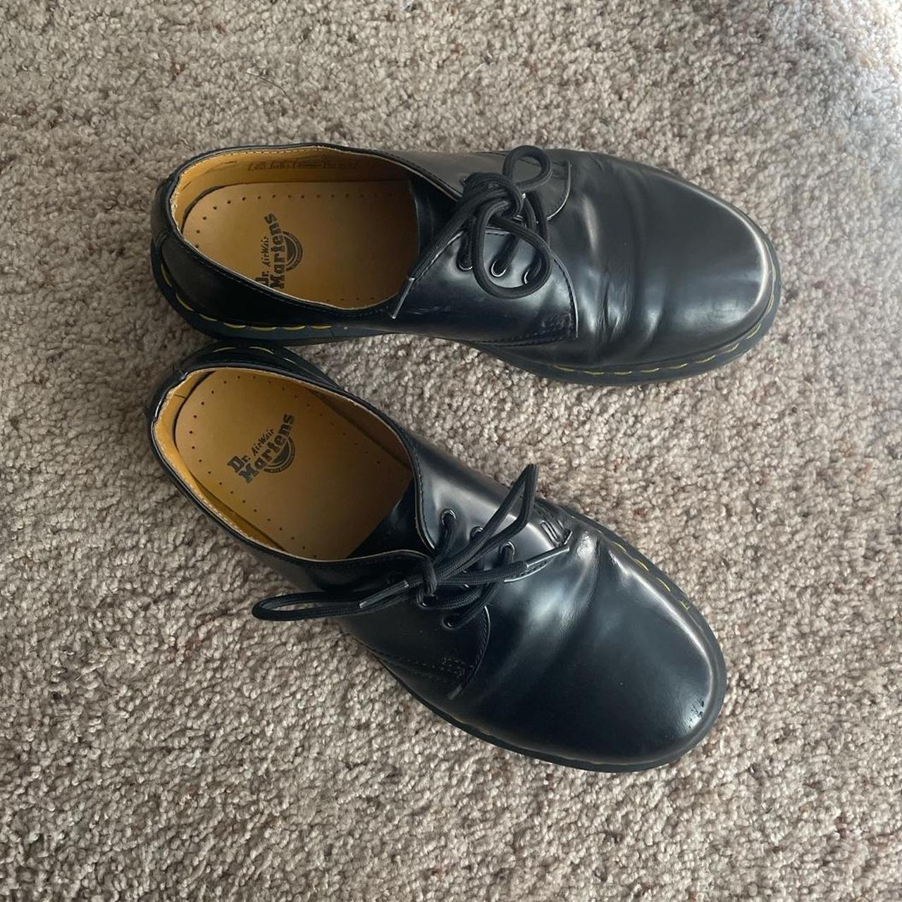 •black doc marten loafers• •size 8-9 (for reference... - Depop