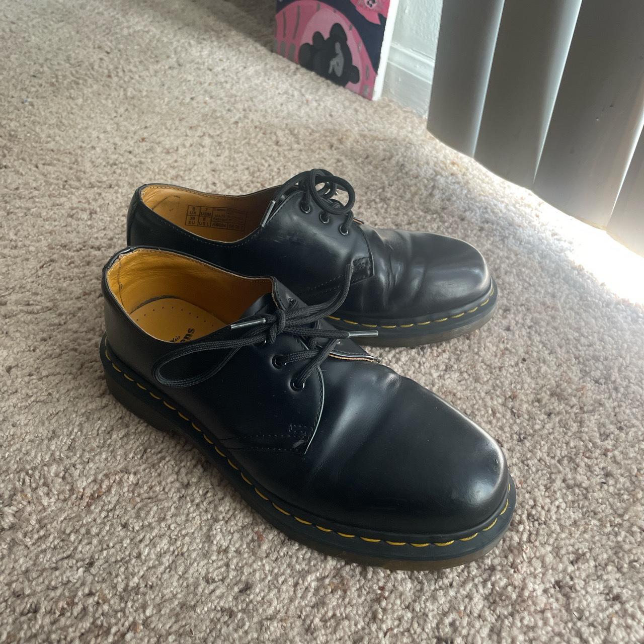 •black doc marten loafers• •size 8-9 (for reference... - Depop