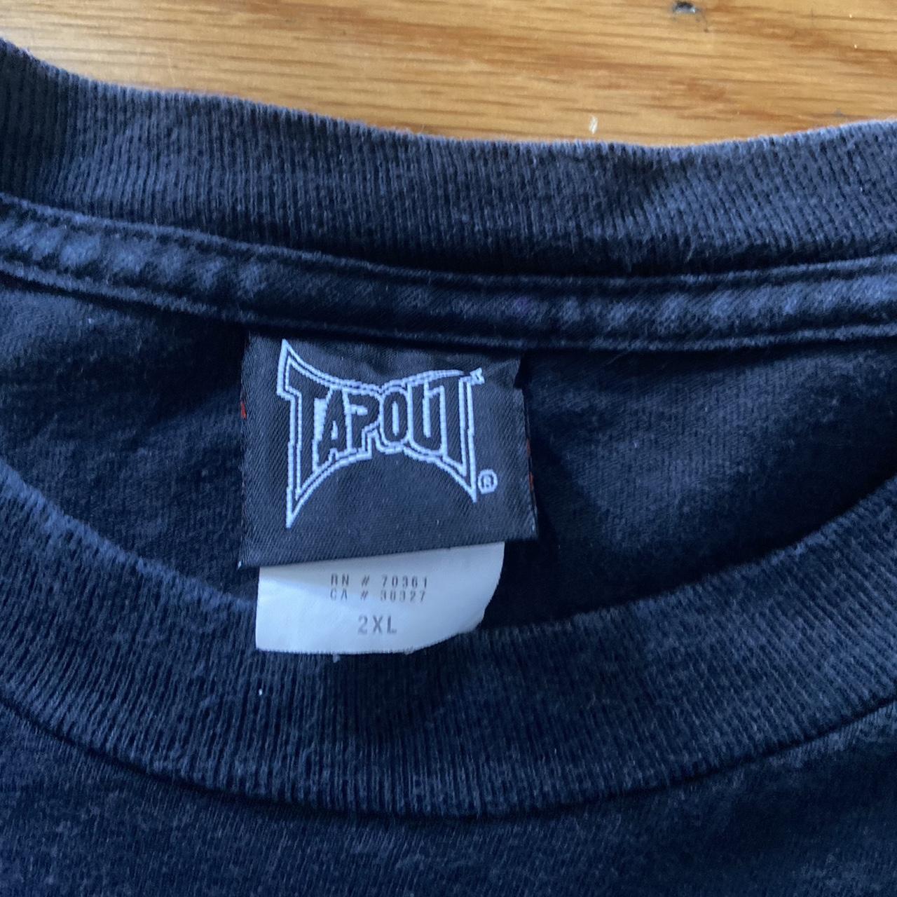 Early 2000s y2k Tapout shirt, tribal print pattern... - Depop