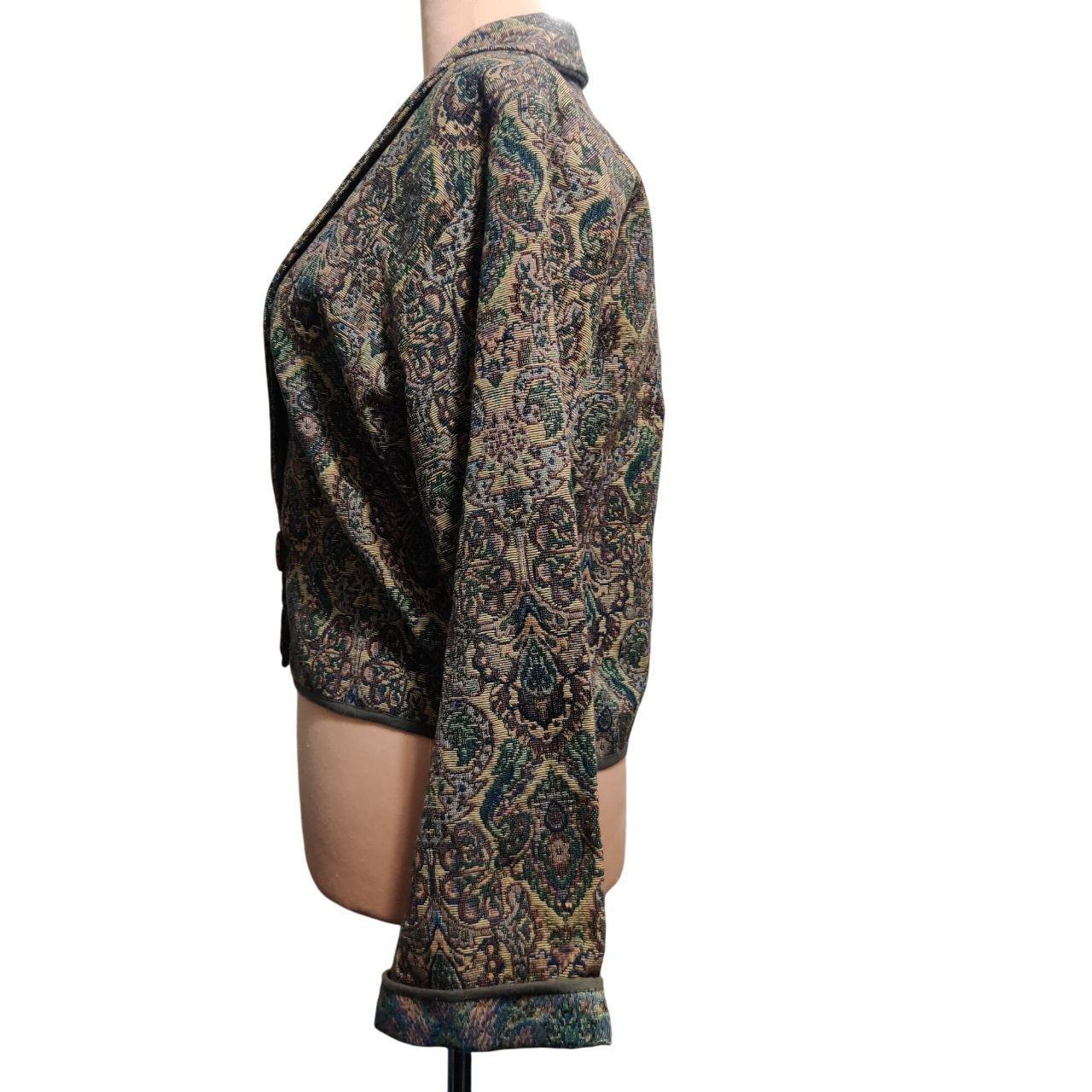 Vintage Women's Jacket - Multi/Green - L – Flashb… - image 5