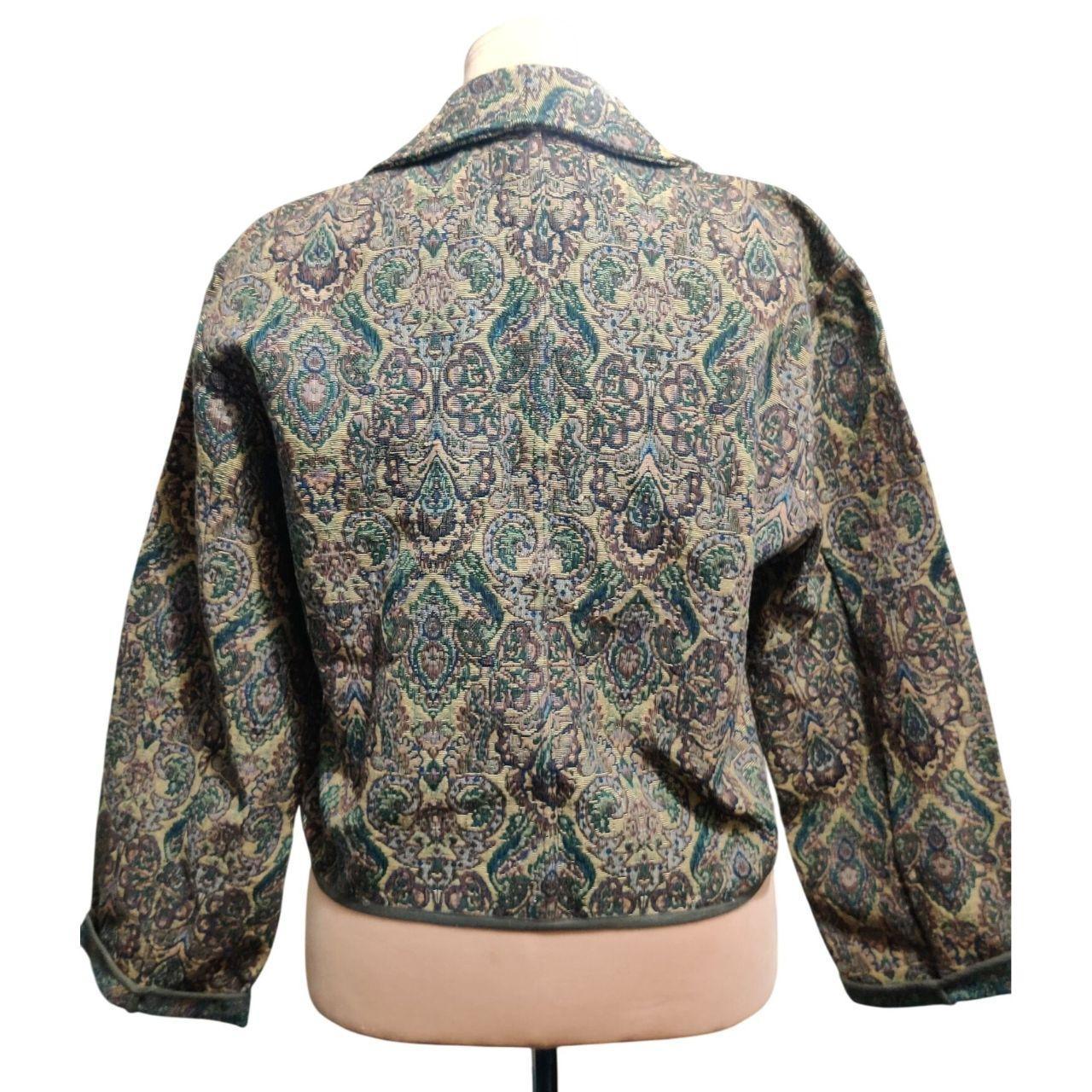 Vintage Women's Jacket - Multi/Green - L – Flashb… - image 6