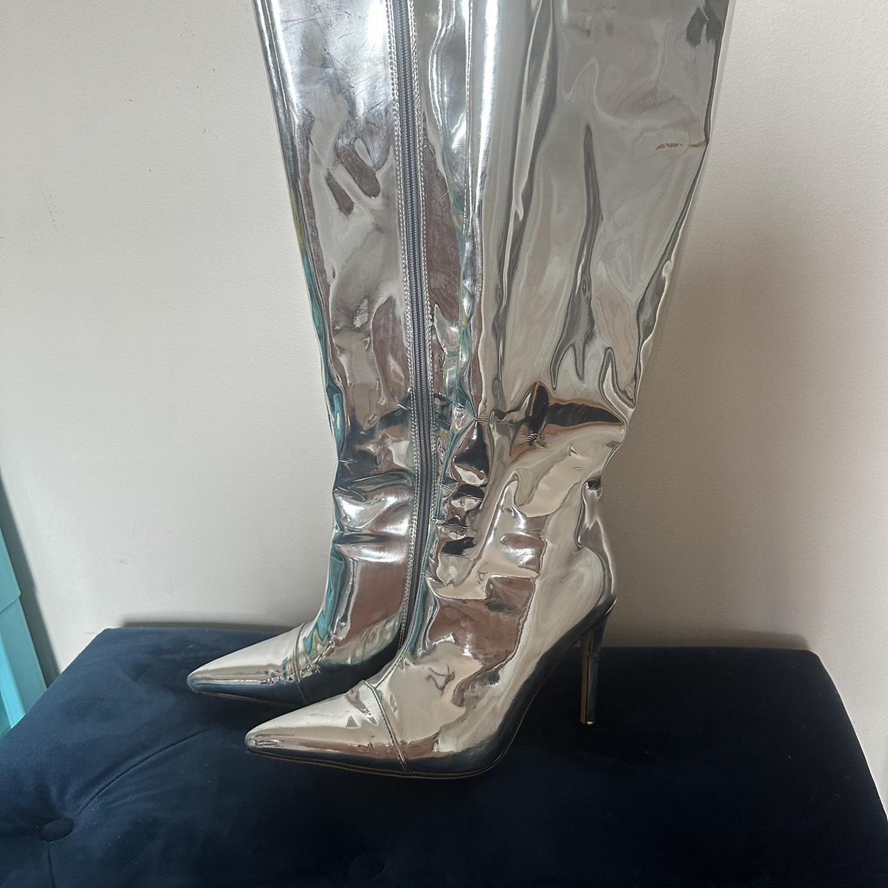 Nova silver boots fashion