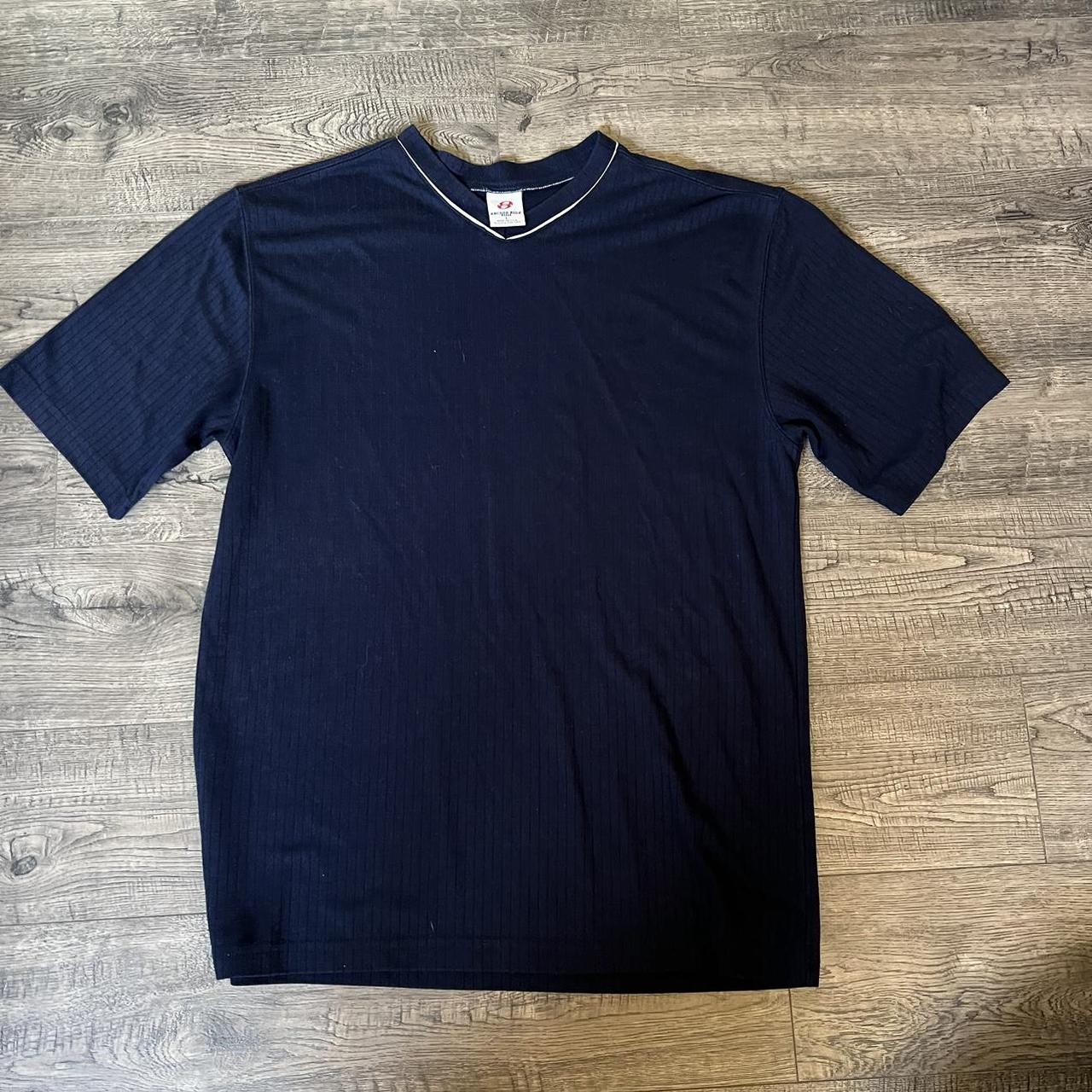 Anchor Blue Men's Navy T-shirt | Depop