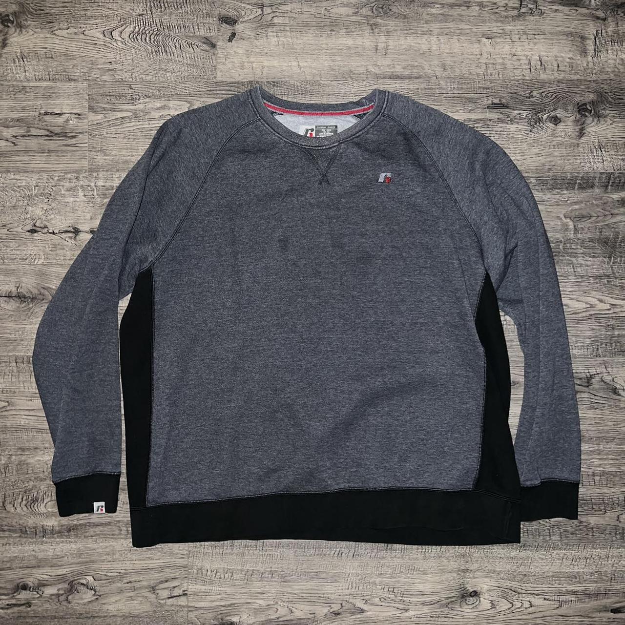 Men's Grey and Black Jumper | Depop