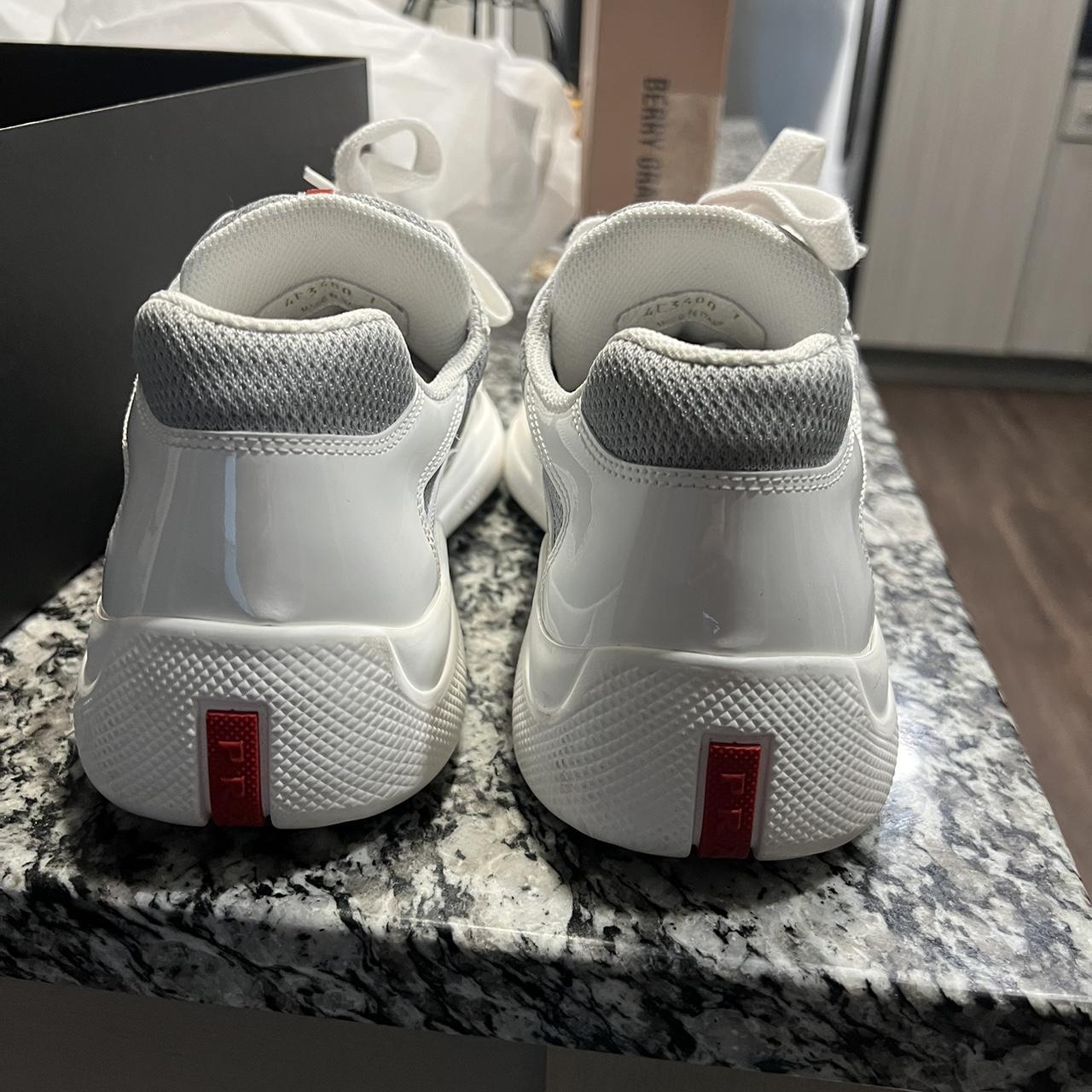 Prada grey outlet trainers