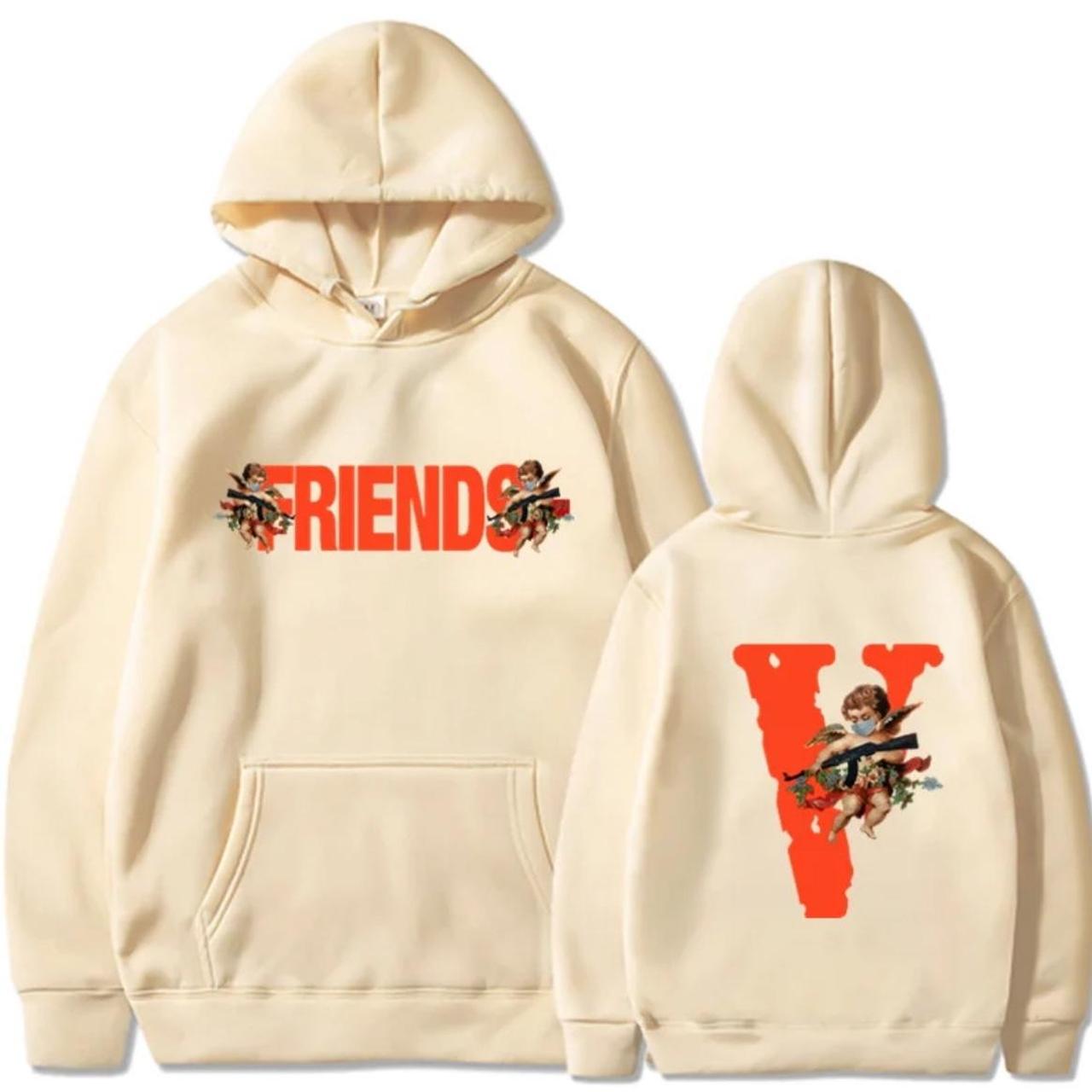 Cream Vlone Friends hoodie Size medium Message me... Depop