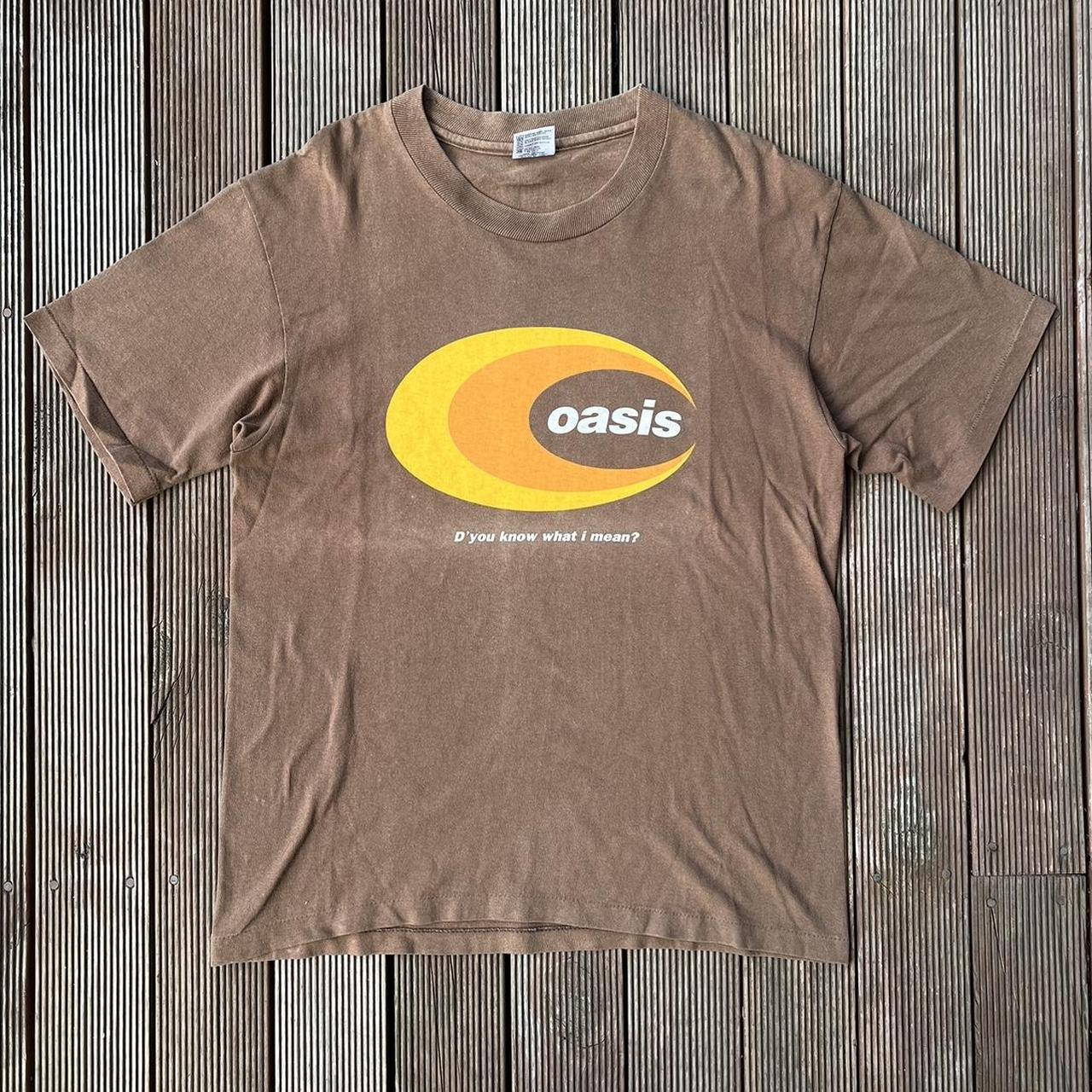 Vintage 90s Oasis tour tshirt Size medium anvil tag | Depop