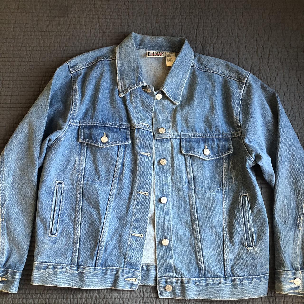 Bill Blass Men's Blue Jacket | Depop