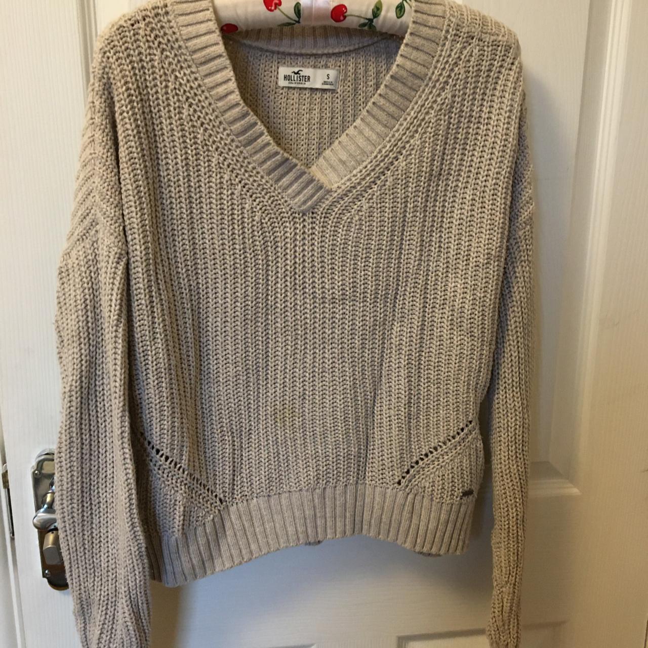 Hollister V neck sweater / jumper Super cute and... - Depop