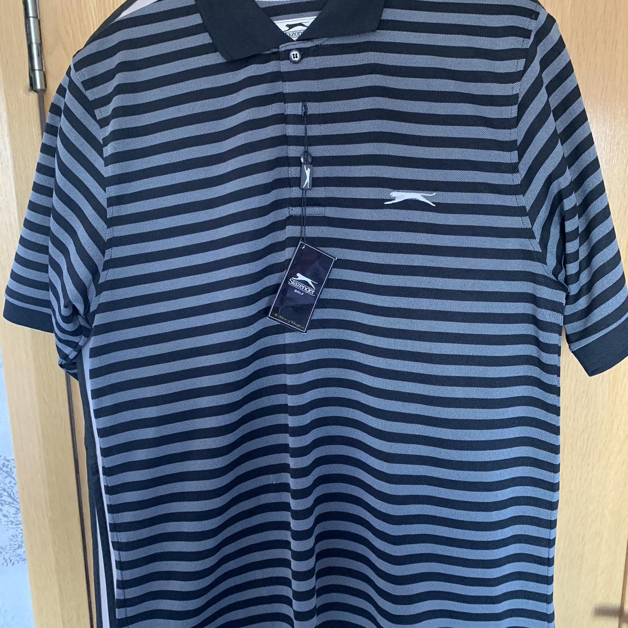 Slazenger golf polo shirt size medium label still... - Depop