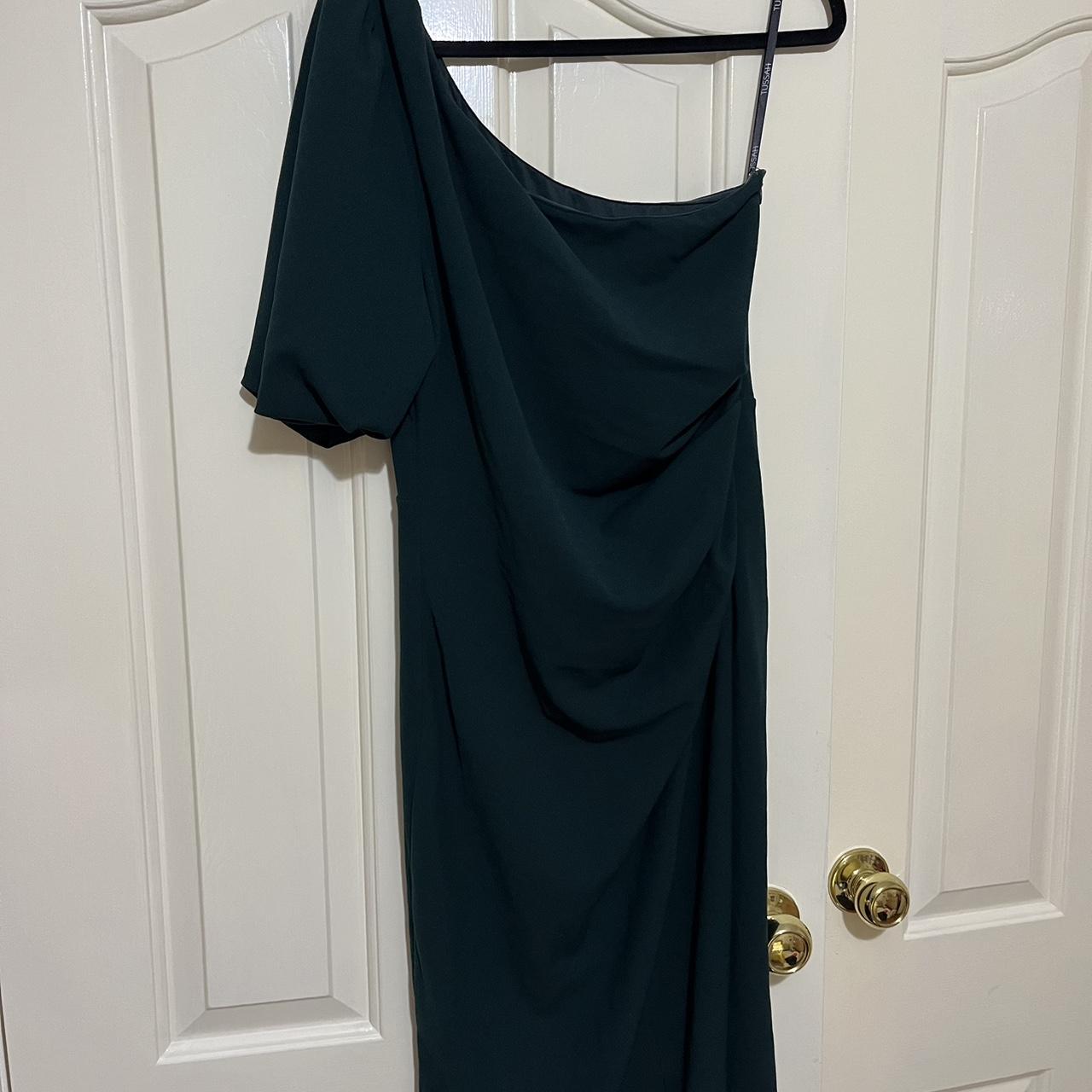 Tussah Midi Carolin Dress Green Work once Size 14... - Depop