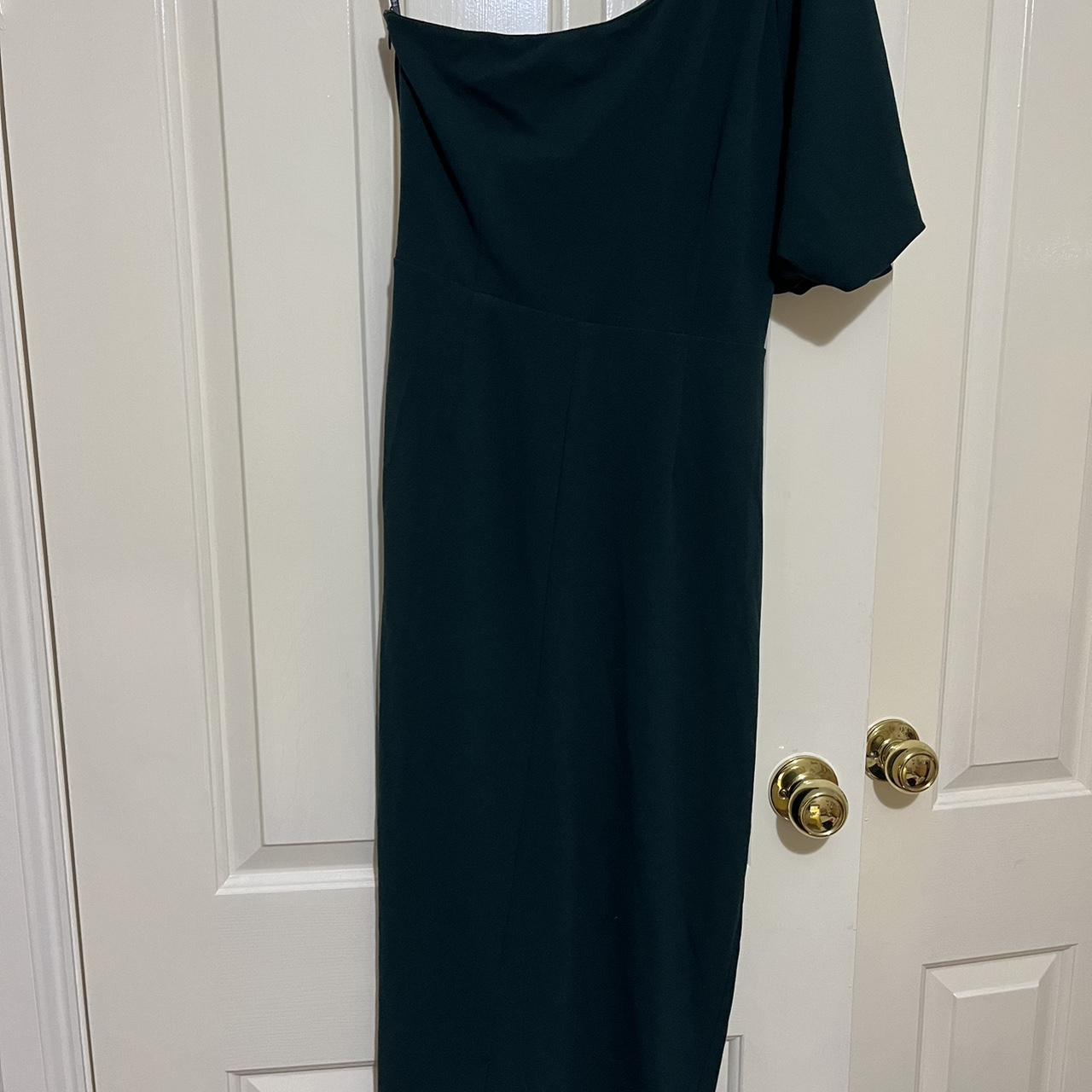 Tussah Midi Carolin Dress Green Work once Size 14... - Depop