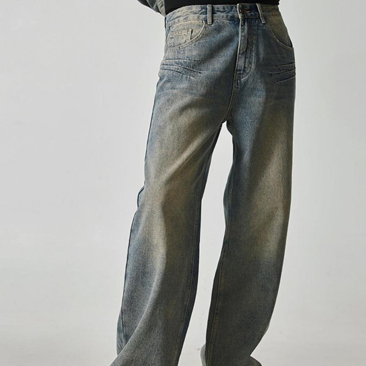 Men’s vintage distressed jeans AW2023... Depop