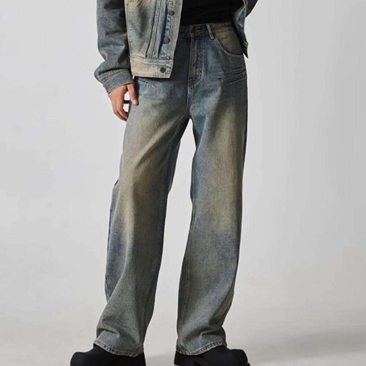 Men’s vintage distressed jeans AW2023... Depop