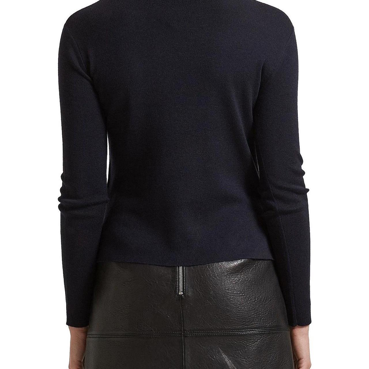 SABA black Laura tie waist cashmere knit top size XS - Depop