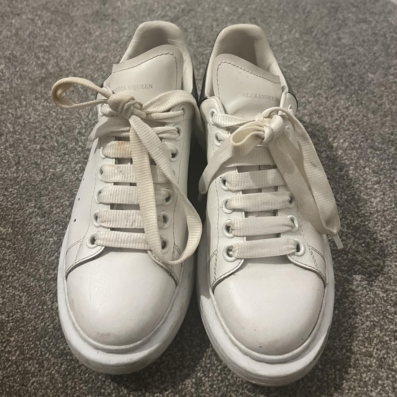 Alexander McQueen oversized sneakers size 5 Very. Depop