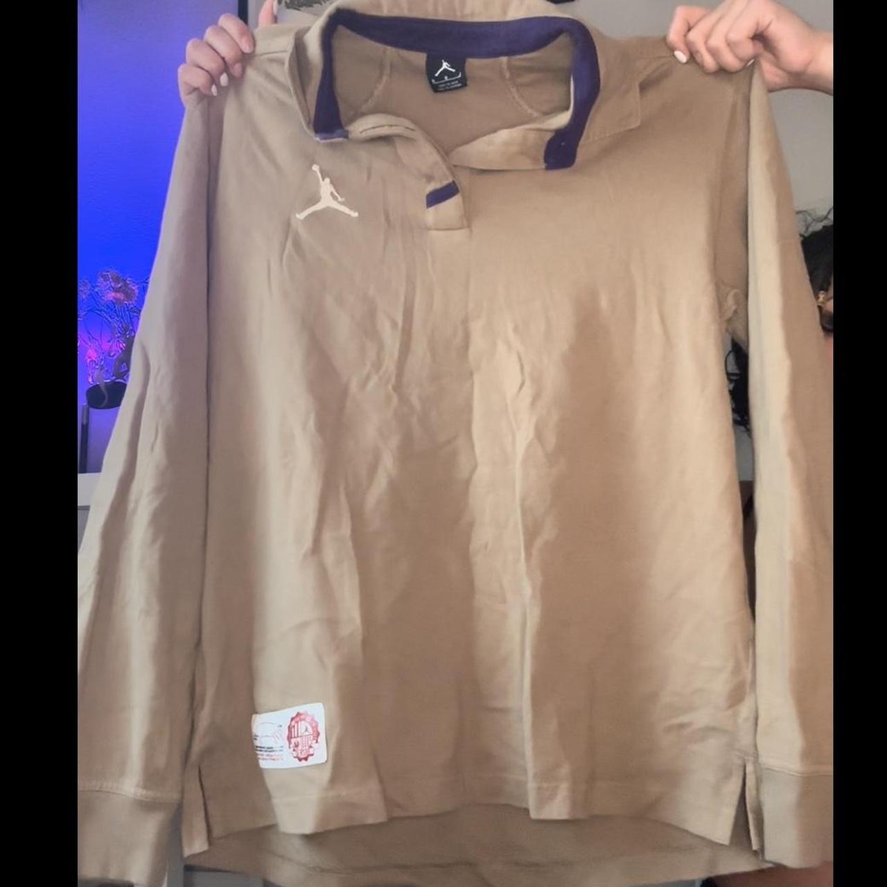 Air Jordan Long Sleeve Collared Shirt streetwear Depop