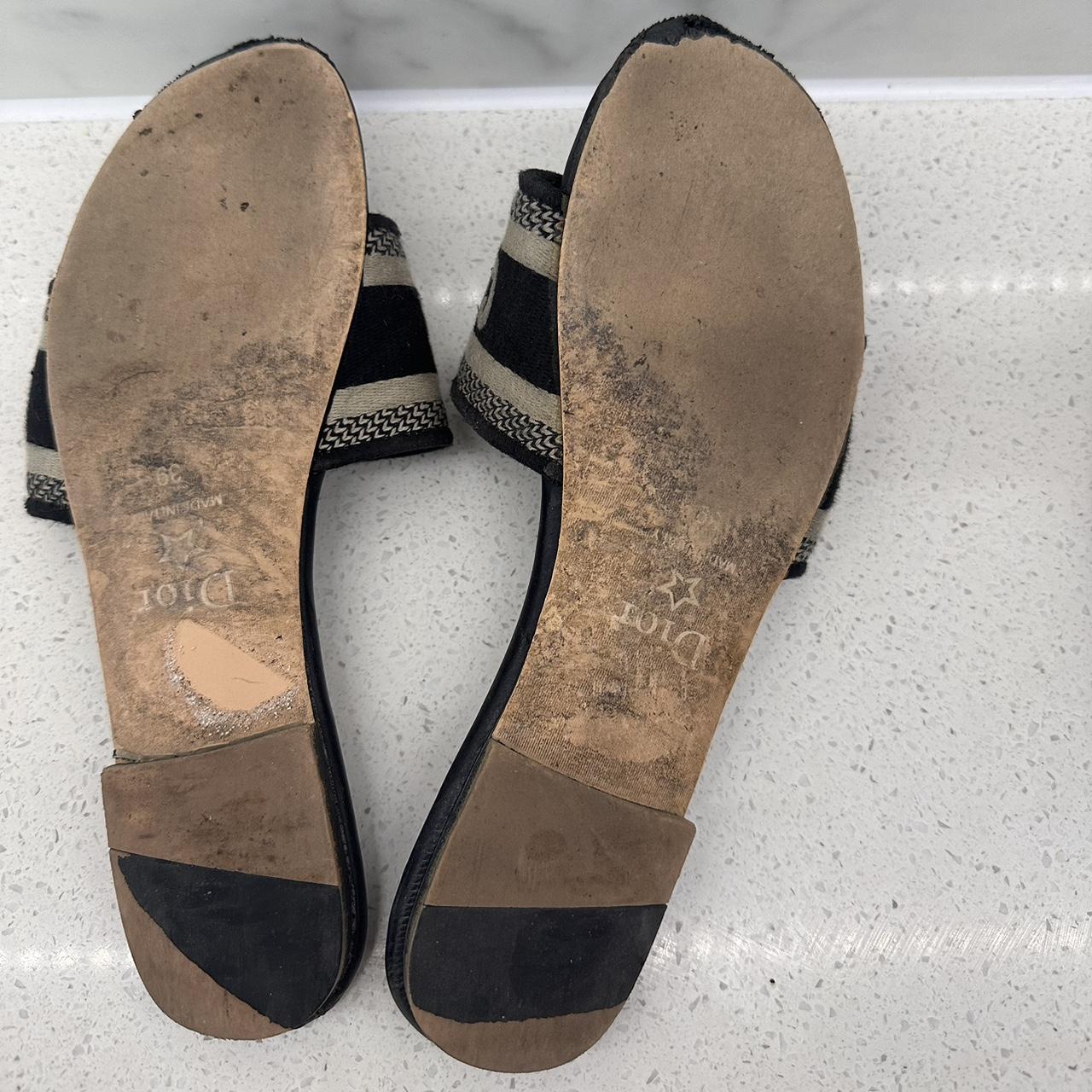 Dior Flats Used condition Please refer to the photos - Depop