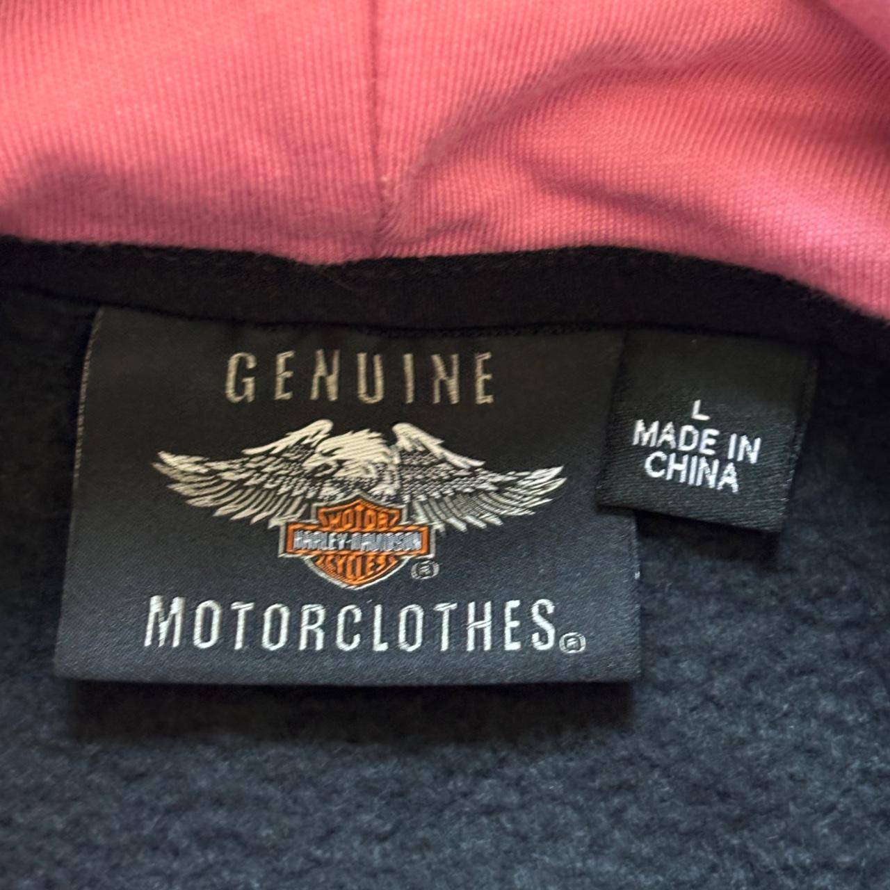 【メーカー直売】 Harley Davidson y2k Black and Pink Lace up Sides | Depop ジャケット・アウター