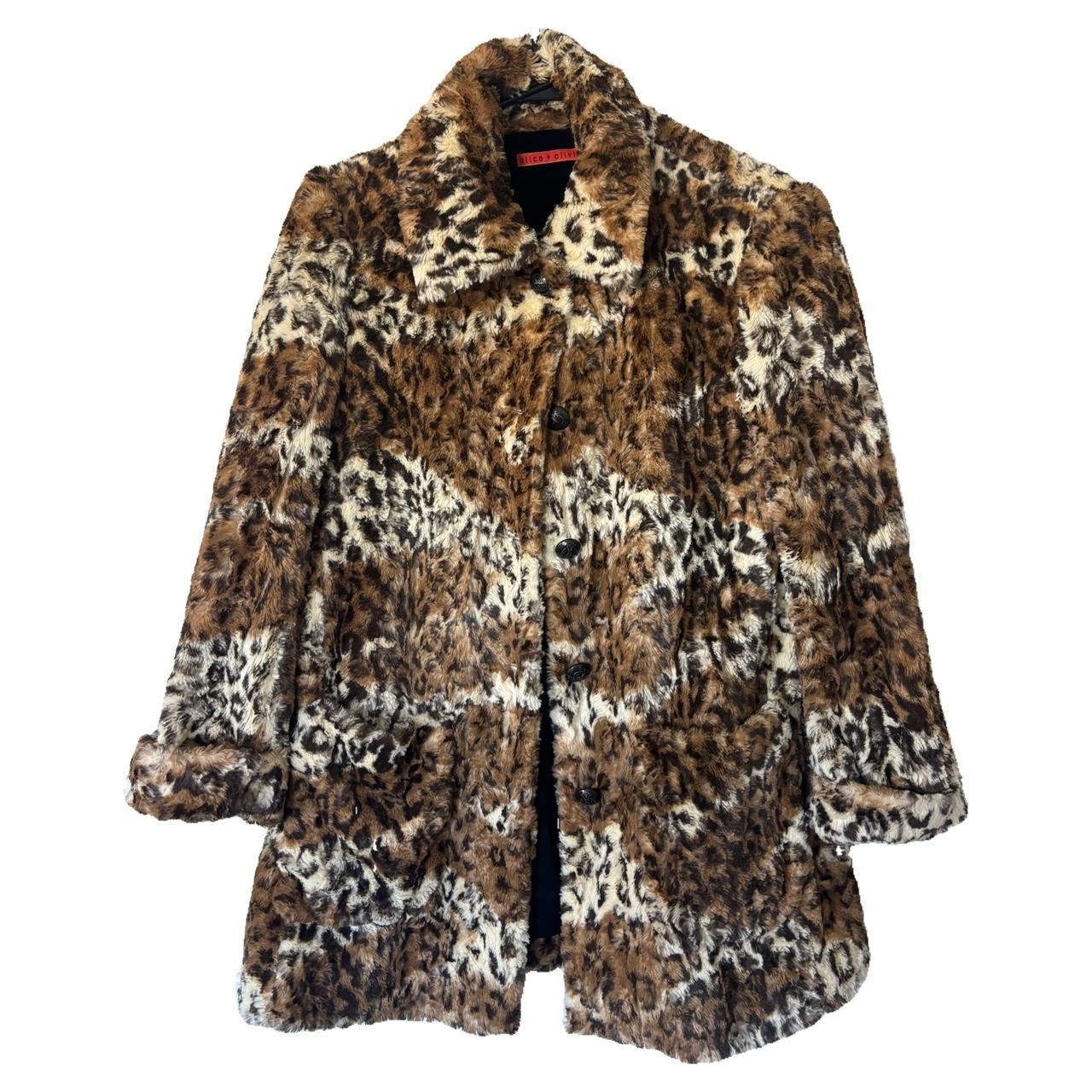 Leopard Print Alice And Olivia Fur Coat Alice Olivia Faux Fur Leopard