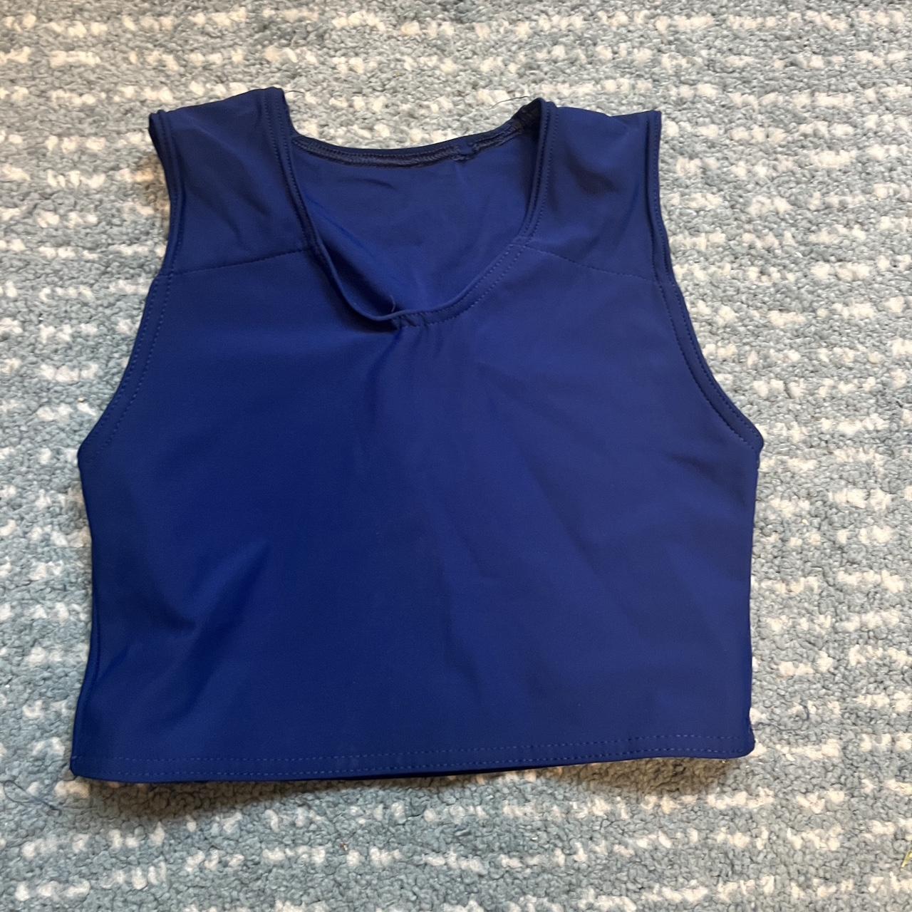 Well Worn Blue GC2B Binder, Size M This Binder... - Depop