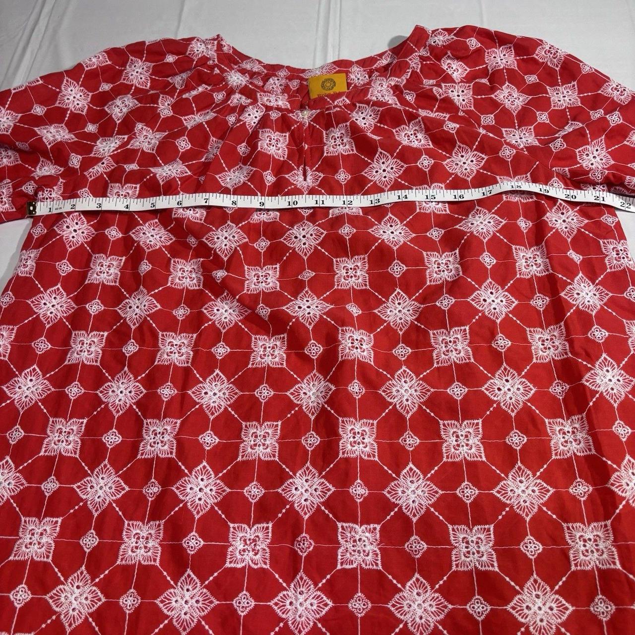 Ruby Rd. Women's Blouse - Red/White - M – Ruby Rd… - image 7
